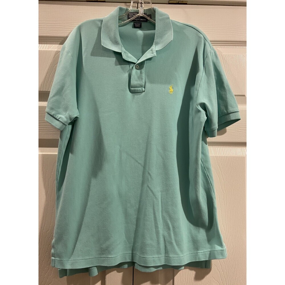Polo Ralph Lauren men's mint colored shirt. Size Men’s M Good Condition